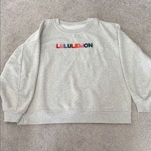 Lululemon Perfectly Oversized Fleece Crew *Graphic - XL